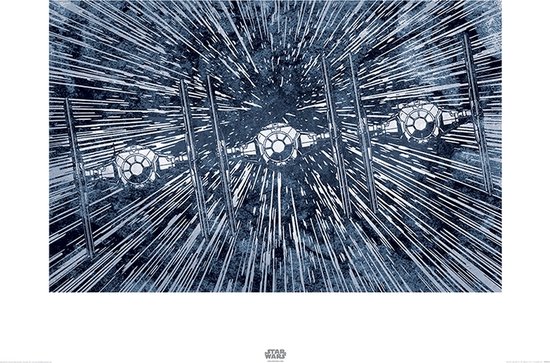 Star Wars Episode VII TIE Fighters Art Print 60x80cm | Poster