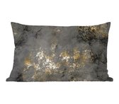 Sierkussens - Kussentjes Woonkamer - 60x40 cm - Goud - Grijs - Zwart - Vintage