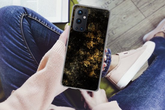 Étui OnePlus 9 Pro - Or - Luxe - Peinture - Étui de téléphone en Siliconen