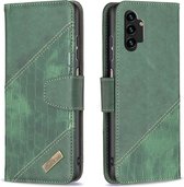 Croc Book Case - Samsung Galaxy A13 4G Hoesje - Groen