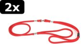 2x SHOWLIJN ROOD 7MMX120CM