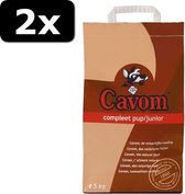 2x CAVOM COMPLEET PUP/JUNIOR 5KG