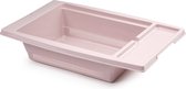 Keuken gootsteen/aanrecht vergiet/afdruiprek kunststof 43 x 27 x 10 cm oud roze - Handige keuken artikelen