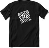 TSK Studio Shirt |Wit | T-Shirt Heren / Dames | Original & vintage | Sport Shirt Cadeau | Maat S