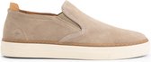 Travelin' Cleeton Leren instappers heren - Slip-On - Sneaker Espadrilles - Schoenen mannen - Zand Beige Leer - Maat 41