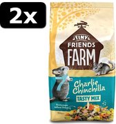 2x CHARLIE CHINCHILLA 850GR