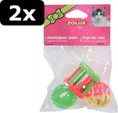 2x SPEELGOED KAT MULTI ASS 4CM 3ST