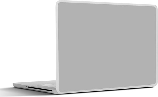 Laptop sticker - 11.6 inch - Grijs - Effen print - 30x21cm - Laptopstickers - Laptop skin - Cover