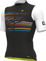 Ale Fietsshirt Korte Mouwen PRS Logo - Zwart - L - Valt klein