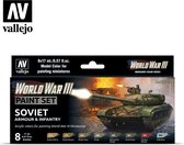 Vallejo val7021 Model Color - WWIII Soviet Armour & Infantry verf Set  8 x 17 ml