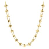 Liebeskind dames edelstalen ketting One Size Goud 88511255