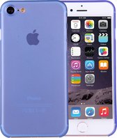 Apple iPhone SE (2022) Hoesje - Mobigear - Ultra Thin Serie - Hard Kunststof Backcover - Blauw - Hoesje Geschikt Voor Apple iPhone SE (2022)