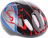 kinderhelm junior zwart/blauw maat 50/54 cm