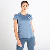 Het Dare2B Corral T-shirt met korte mouwen - dames - Q-Wic - lichtgewicht - Vaalblauw
