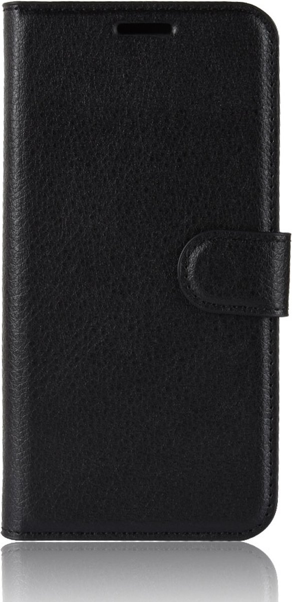 Mobigear Telefoonhoesje geschikt voor Apple iPhone 11 Hoesje | Mobigear Classic Bookcase Portemonnee | Pasjeshouder voor 3 Pasjes | Telefoonhoesje voor Pinpas / OV Kaart / Rijbewijs - Zwart