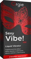 Sexy Vibe! Hot - Liquid Vibrator - Stimulating Lotions and Gel black