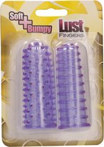 Lust Finger - Soft and Bumpy Sleeves - Purple - Sleeves purple,pink