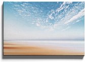 Walljar - Horizon Aan Zee - Muurdecoratie - Canvas schilderij