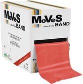 Fitness band Latex Vrij - Medium - Rood | 45,5 m MoVeS (MSD) -