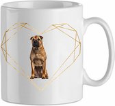 Mok Sharpei 2.5| Hond| Hondenliefhebber | Cadeau| Cadeau voor hem| cadeau voor haar | Beker 31 CL