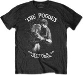 The Pogues Heren Tshirt -2XL- Fairytale Of New York Zwart