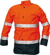 CRV Malabar Signalisatie Jas 03010070 - Fluo Oranje/Marine - M