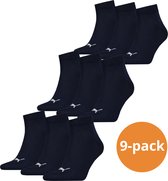 Puma Quarter Sokken Plain 9-pack Navy