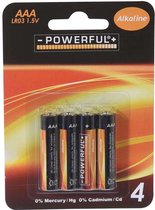 Batterijen Powerful Alkaline AAA bls4