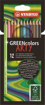 STABILO GreenColors kleurpotloden Arty 12 stuks