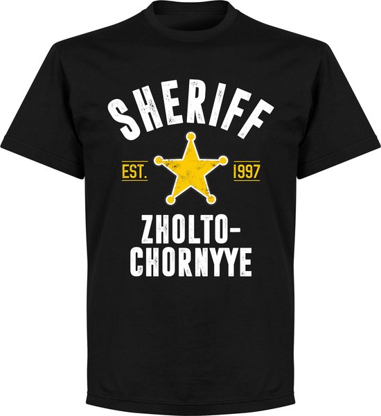 Sheriff Established T-Shirt - Zwart - XXXL