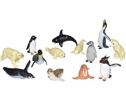 Wild Republic Pooldieren Speelset - 13-delig - kunststof - verschillende dieren