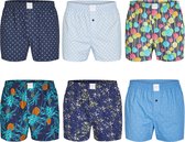 MG-1 Wijde Boxershorts Heren Multipack Assorti Print D629C - Maat XL - Losse boxershort heren