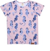 Blue Seahorses T-Shirt Shirts & Tops Bio-Kinderkleding