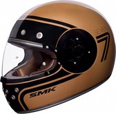 SMK Retro Seven Brown XS - Maat XS - Helm