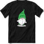 Kerstkabouter Buddy Kerst T-shirt | Groen | Jongens / Meisjes | Grappige Foute kersttrui Shirt Cadeau | Kindershirt | Leuke Elf, Rendier, Kerstboom en Kerstballen Ontwerpen. Maat 1