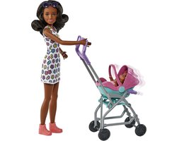 foto van Barbie Skipper Babysitter - Met barbiepop