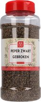 Van Beekum Specerijen - Peper Zwart Gebroken - Strooibus 500 gram