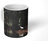 Mok - Reiger - Bos - Meer - 350 ML - Beker - Uitdeelcadeautjes