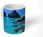 Mok - Rotsen in zee fotoprint Brazillie - 350 ML - Beker - Uitdeelcadeautjes