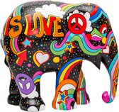 Elephant Parade - All You need is Love - Handgemaakt Olifanten Beeldje - 15cm