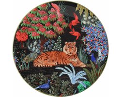 GIEN FRANCE - Le Jardin du Palais - Ontbijtbord Tijger 22cm