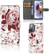 Bookcase Motorola Moto G31 | G41 GSM Hoesje Watercolor Flowers