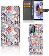 Etui livre avec photo Motorola Moto G31 | Couleur des tuiles de l'étui pour téléphone portable G41