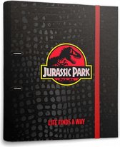 ringbandmap Jurassic Park 2-rings A4 karton zwart