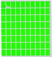 etiketten zelfklevend 12 x 18 mm papier groen 400 stuks