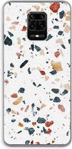 Case Company® - Xiaomi Redmi Note 9 Pro hoesje - Terrazzo N°4 - Soft Cover Telefoonhoesje - Bescherming aan alle Kanten en Schermrand