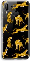 Case Company® - Huawei P20 Lite hoesje - Luipaard - Soft Cover Telefoonhoesje - Bescherming aan alle Kanten en Schermrand