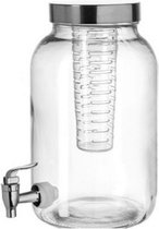 drankdispenser Cool 3,6 liter glas transparant 3-delig