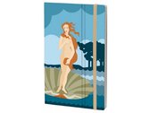 notitieboek Botticelli 21 x 13 cm karton/ivoor papier