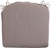 zitkussen Panama 46 x 48 cm katoen/polyester taupe